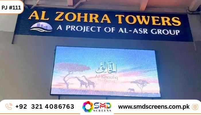 Al Zohra Tower: Enthralling Optics with outdoor SMD Screens
