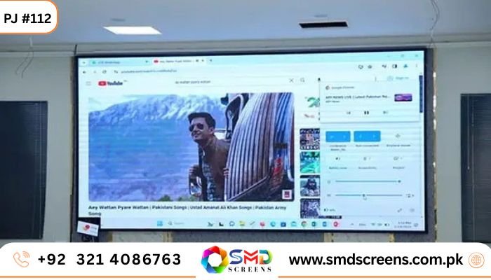 Digital Brilliance: SMD Screens Illuminate D.C.O Office, Faisalabad