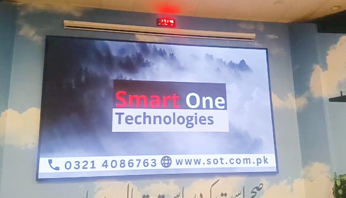 Digital Indoor SMD Screen at Faisal Base Karachi – Revolutionizing Military Display Technology