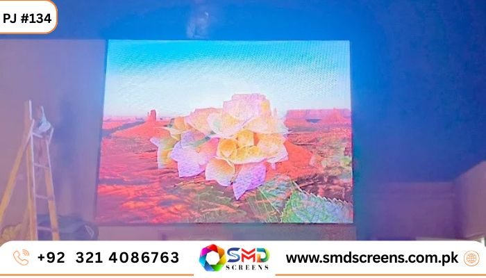 Outdoor SMD Screen Installed at Toscano Hotel DHA Karachi