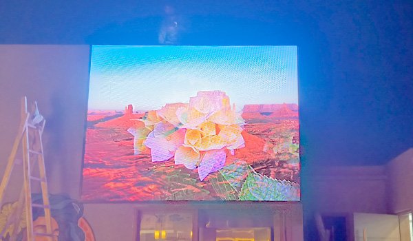 Outdoor SMD Screen Installed at Toscano Hotel DHA Karachi