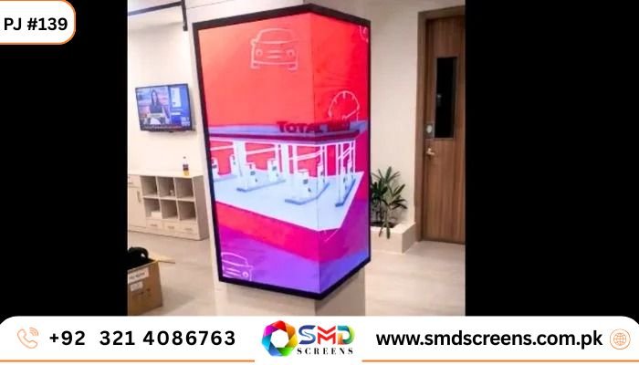 The Future of Corporate Display: The Stunning Curve SMD Screen at Total Parco Pakistan’s