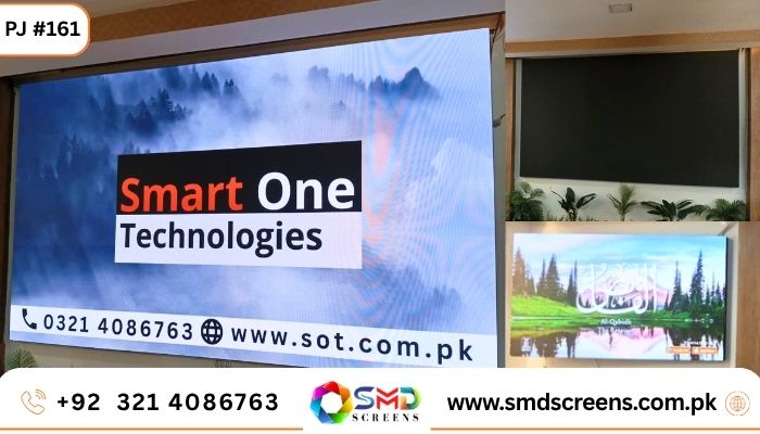 Indoor SMD Video Wall Installation at H.Q 34 DIV Pak Army, Rawalpindi