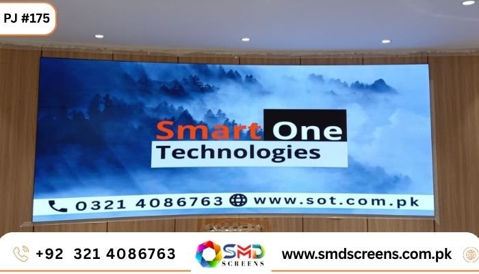 Curve Cinematic 1.8 SMD Media Wall Install at Forward Sports, Sialkot