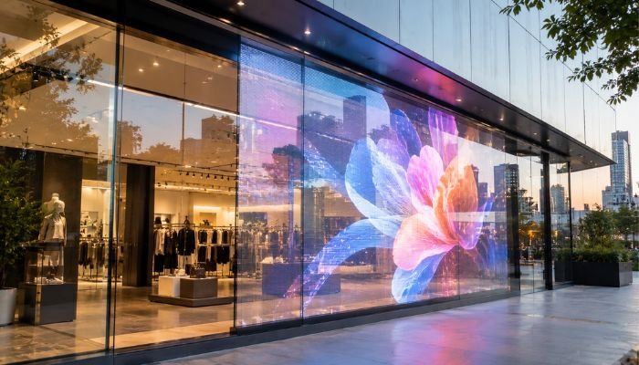 Transparent LED Glass Displays for Retail Showrooms & Commercial Windows in Pakistan: Complete Architectural Guide