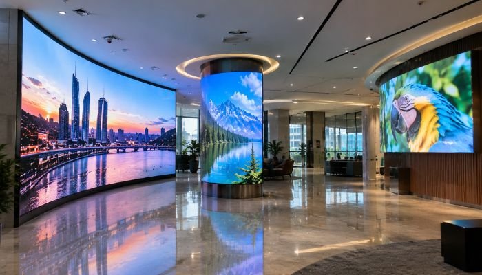 Curved Concave & Convex LED Video Walls in Pakistan: Commercial Architectural Display Guide