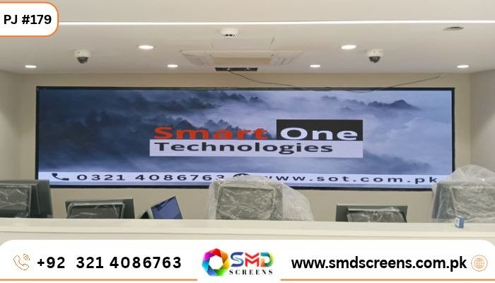 Backdrop Indoor Video Wall Display Screen at Chase Up, Karachi